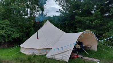 NEW Canvas Bell Tent Awning