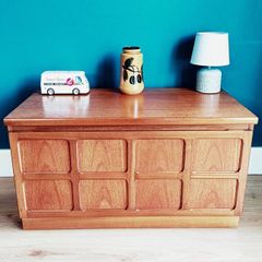 Mid Century Vintage Retro Nathan Squares TV Media unit
