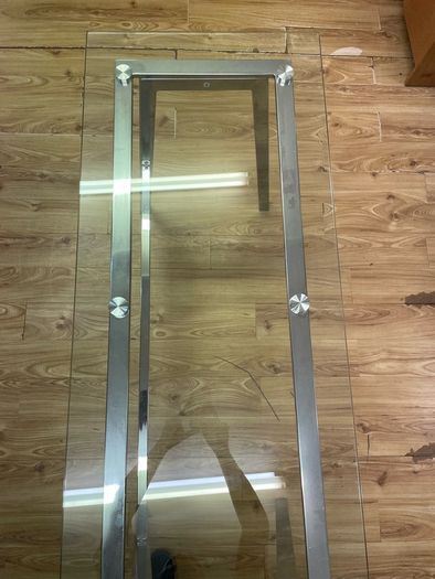 Glass dressing table