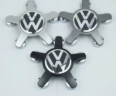4PCS 135mm Audi 4F0601165N Sticker Wheel Center Cap Car Hub Cap Five claws logo For Volkswagen B5 B6 B7 POLO passat Golf MK5 Sticke