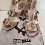 Ladies platform sandals shoes real leather Mamzelle Vito soft taupe size uk 7 Image 6