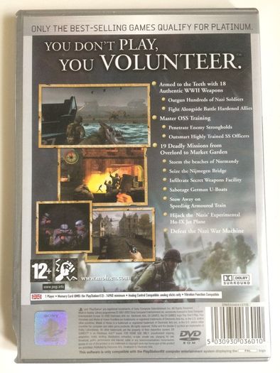 Medal Of Honor: Frontline [2002] (Playstation 2 Game) [PAL]