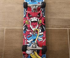 Skateboard Oxelo Mid3 gamer kids