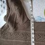 Brown button up knitted cardigan made in Italy Image 9