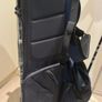 NEW - TaylorMade FlexTech Stand Bag (Black/Blue), stand legs still have the factory wrapping on them. Image 3