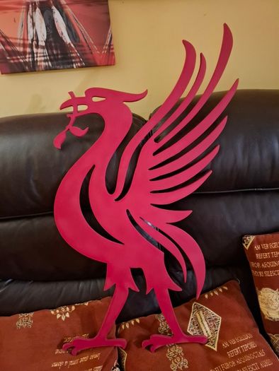 Wood Liverbirds (2) LFC  36" X 22"