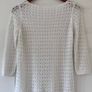 Ladies Ivory Lightweight Jumper by Object Image 3
