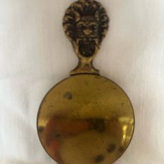 Vintage brass caddy spoon