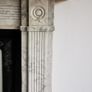 Regency Carrera Marble Bullseye Fireplace Image 3