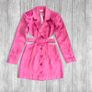 For Love & Lemons Pink Satin Cut-Out Blazer Dress Size  S Barbiecore Party Mini Image 6