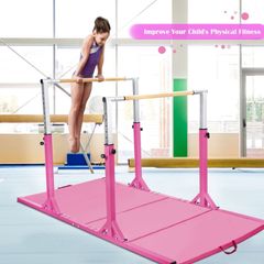 Double gymnastics bars