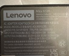 Lenovo 65W charger