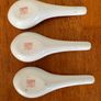 Vintage Chinese Soup Spoons Image 3