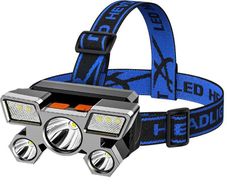 Rechargeable Headlamp Waterproof 350LM COB LED Headlight USB for Camping Hiking