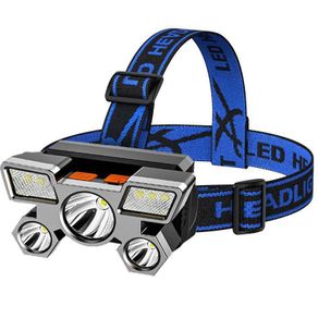 Rechargeable Headlamp Waterproof 350LM COB LED Headlight USB for Camping Hiking