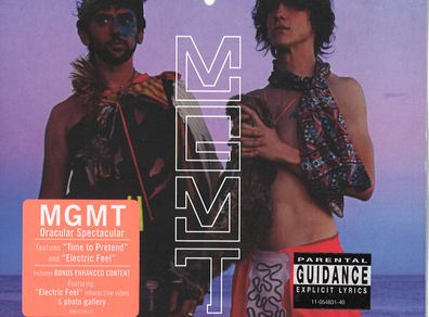 MGMT "Oracular Spectacular" CD, Album, Enhanced, Digisleeve