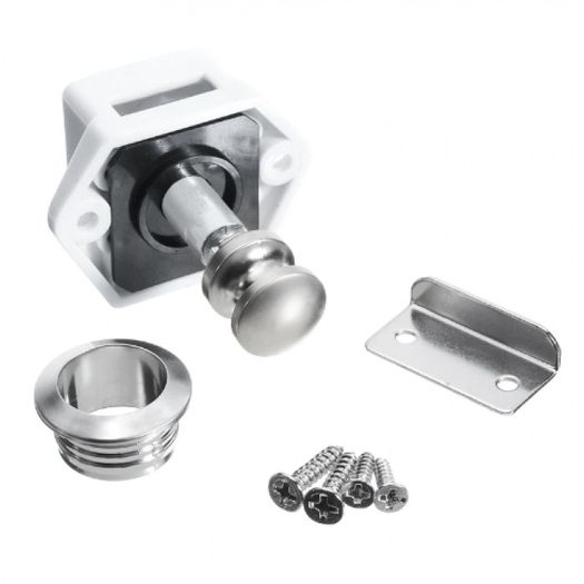 4661 Push Button Catch Lock Knob Cabinet Latch Camper RV Motor-home Furniture Locks