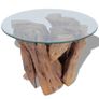 Coffee Table Solid Teak Driftwood 60 cm Image 3