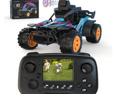 RC Car with Camera, RC Truck, Remote Control Car, 2.4GHz 2.8 Screen, 60 Adjustable Camera, Live Video