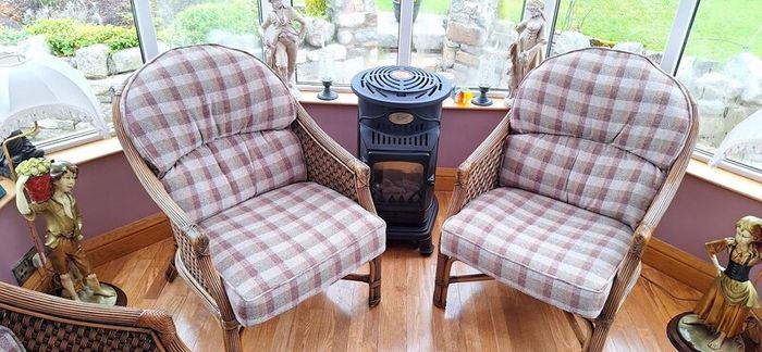 Stylish 4-piece Wicker Set