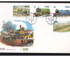 1984 Ireland 150th Anniversary of Irish Railways Commemorative Stamps An Post First Day Cover (FDC)