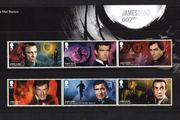2020 Great Britain James Bond - Movies Commemorative Stamps and Miniature Sheet Presentation Pack