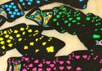 Fluorescent Luminous Poker Playing Cards