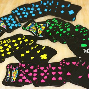 Fluorescent Luminous Poker Playing Cards