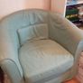 Sage green armchair Image 3