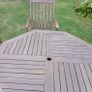Garden table, chairs, parasol, cushions Image 6
