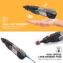 Rotary Tool, Cordless Rotary Tool 4V Power Potable Grinder with 31 Accessories and USB Cable for Recharging, Perfect for DIY Creation and Light Duty Image 8
