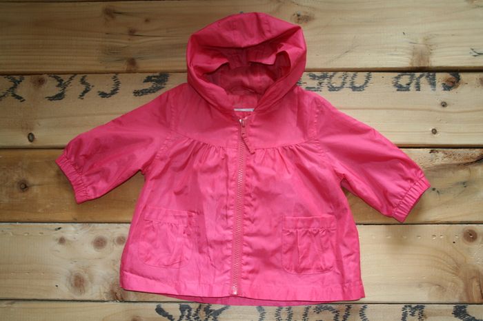 NEXT baby girl waterproof jacket, rain jacket 9-12 months