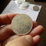 Czechoslovakia 1937.20 Korun.70% silver.Death of President Masaryk.. Image 4
