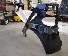 Brabus Smart 415 parts. Drivers door, front drivers wing and rear passenger wing. Three panels.