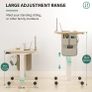 Electric Standing Desk Height Adjustable Standing Desk Sit Stand Desk Stand Up Desk with Headphone Hook 100x60cm Desktop for Home (FREE SHIPPING) Image 5