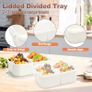 Brand New Snack Box 4-Compartment Leakproof Portable Organizer for Snacks & Fruit Image 4