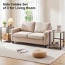 Side Tables Set of 2, Bedside Tables, Coffee Table living room Image 3