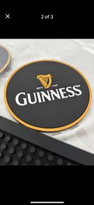 guinness beer mats and bar runner