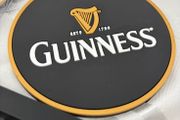 guinness beer mats and bar runner