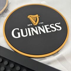 guinness beer mats and bar runner