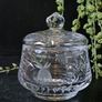 24% Lead Crystal Hand Cut  Sugar Bowl Image 3