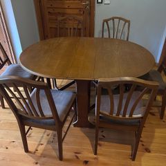 Teak Dining Table & 6 Chairs