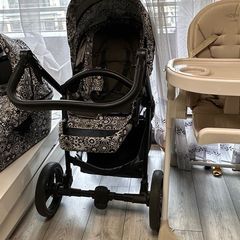 Pram/Stroller + Car Seat + High Chair
