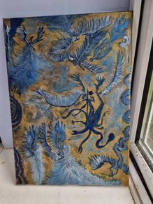 Angelhive - acrylic painting