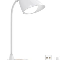LED Desk Lamp, USB Rechargeable Table Lamp with 3 Levels Brightness, Touch Sensor Control, Mood Light on Base, Energy-Saving Portable Reading Light for Study, Bedroom, Office, Working, Home (FREE POSTAGE)