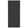 Storage Cabinet Grey 80x35.5x180 cm Chipboard Image 4