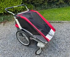 Chariot double child bike trailer