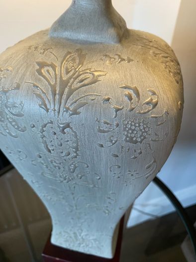 Ceramic Grey Table Lamp