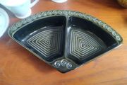 Sylvac divided dish, vintage pottery