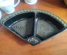 Sylvac divided dish, vintage pottery